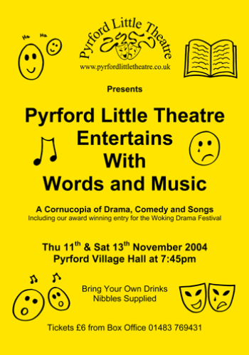 Pyrford Little Theatre Entertains With Words and Music